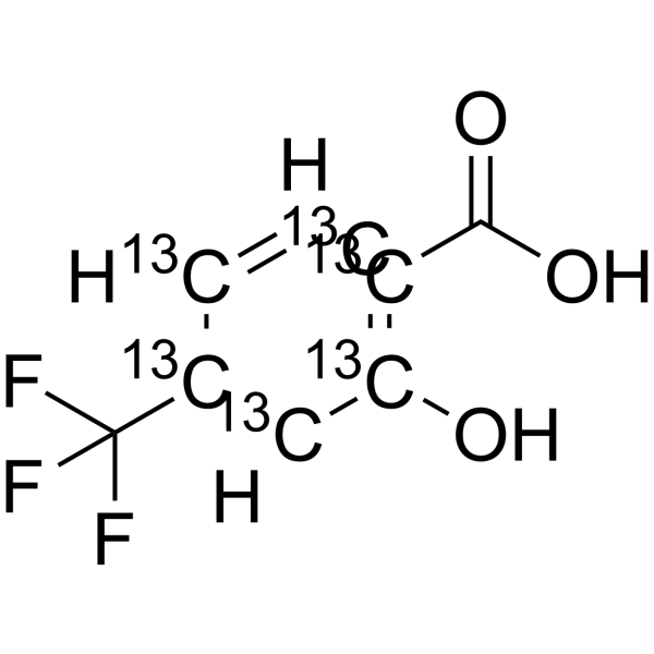 4-Trifluoromethylsalicylic acid-13C6 (Desacetyl triflusal-13C6) 1246817-12-8